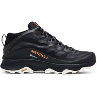 Фото Туристические ботинки мужские Merrell Moab Speed Mid Gtx Black / Asphalt J067075