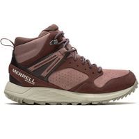 Фото Ботинки женские Merrell Wildwood Mid Ltr Wp Marron/Burlwood J068104