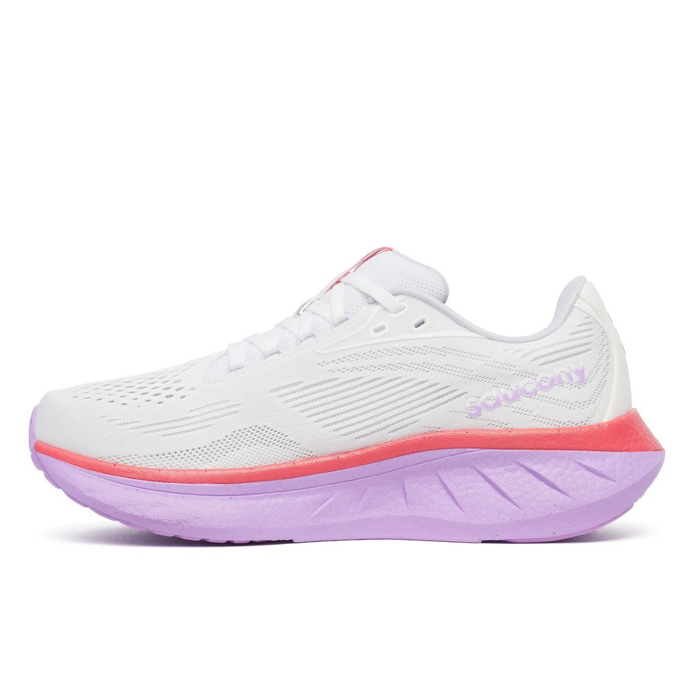 Кроссовки женские Saucony Ride 18 White/Coral S11000-240